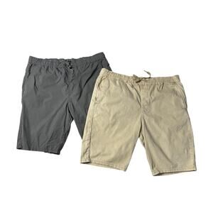 Bullhead PacSun Men's Chino Shorts Bundle Size Medium